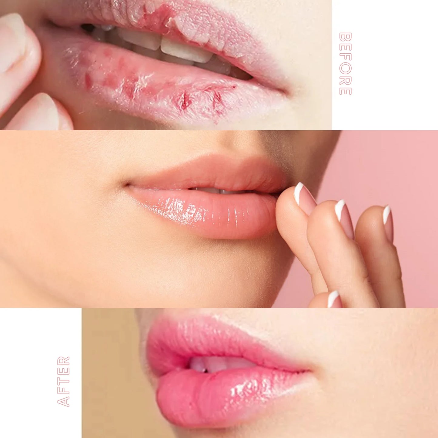 EELHOE Strawberry Lip Mask Night Sleep Nourishing Maintenance Moisturizing Lips Gloss Repair Skin Care Cream Cosmetics Lipsticks