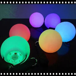 1Pc LED Multi-Colored Glow POI Thrown Balls Light Up For Party Dance Hand Props