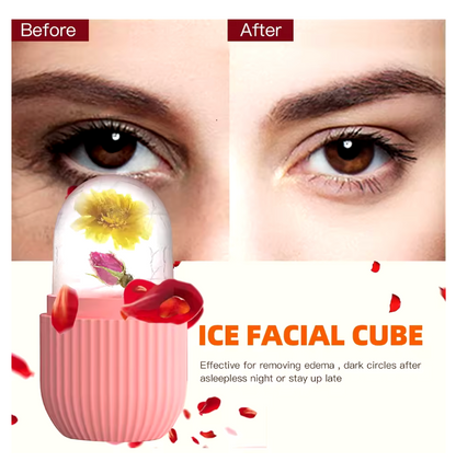 Silicone Ice Cube Trays Beauty Lifting Ice Ball Face Massager Contouring Eye Roller Facial Treatment Reduce Acne Skin Care Tool